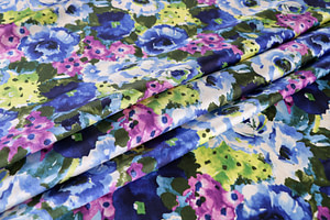 Tissu Couture Fleurs Imprimé ST000955