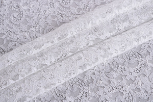 Tessuto Pizzo Rebrodé Gemme TC001188 per Abbigliamento
