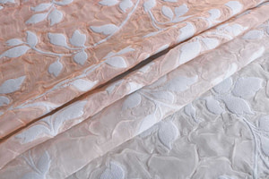 Tissu Couture Fleurs Jacquard UN001377