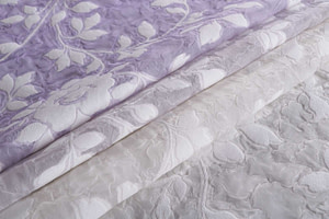 Tissu Couture Fleurs Jacquard UN001377