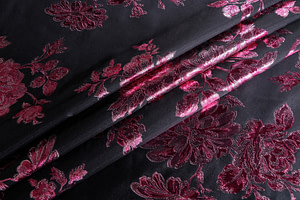 Abstract Jacquard Apparel Fabric UN001404