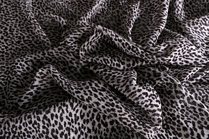Tessuto Georgette Pelle Leopardo ST000431 per Abbigliamento