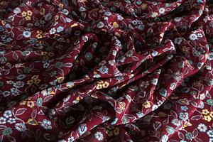 Flowers Print Apparel Fabric ST000433