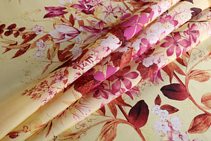 Flowers Print Apparel Fabric ST000512