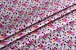 Abstract Print Apparel Fabric ST000531