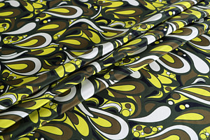 Geometric Print Apparel Fabric ST000541
