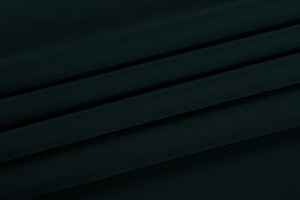 Petrol Green Polyester Crêpe Microfiber Apparel Fabric