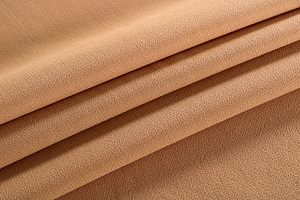 Straw Beige Wool Wool Double Crêpe Apparel Fabric