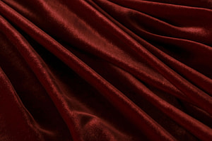 Tissu Couture Rouge en Soie, Viscose