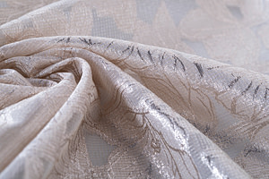 Abstract Jacquard Apparel Fabric UN001228