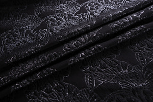 Flowers Jacquard Apparel Fabric UN001292