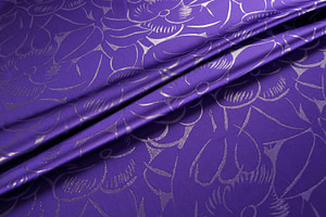 Tissu Couture Fleurs Jacquard UN001298