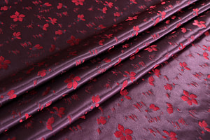 Tissu Couture Fleurs Jacquard UN001323