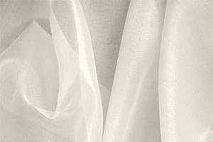 Ivory Pink Silk Organza Apparel Fabric