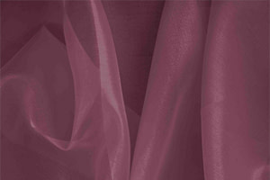 Berry Red Silk Organza Apparel Fabric