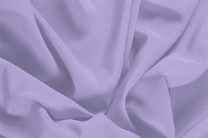 Wisteria Purple Silk Crêpe de Chine Apparel Fabric