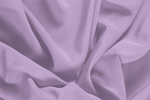 Lilac Purple Silk Crêpe de Chine Apparel Fabric