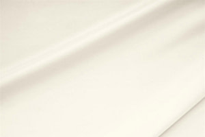 Milk White Silk, Stretch Crêpe de Chine Stretch Apparel Fabric