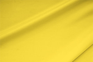 Lemon Yellow Silk, Stretch Crêpe de Chine Stretch Apparel Fabric
