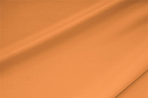 Peach Orange Silk, Stretch Crêpe de Chine Stretch Apparel Fabric