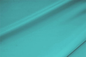 Turquoise Blue Silk, Stretch Crêpe de Chine Stretch Apparel Fabric
