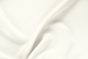 Ivory White Silk Drap Apparel Fabric