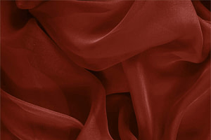 Amaranth Red Silk Chiffon Apparel Fabric