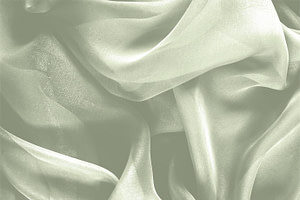 Apple Green Silk Chiffon Apparel Fabric