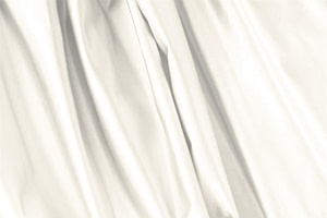 Ivory White Silk Duchesse Apparel Fabric