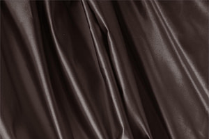 Dark Brown Silk Duchesse Apparel Fabric