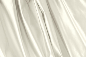 Vanilla White Silk Duchesse Apparel Fabric