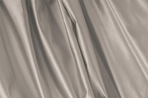 Stone Gray Silk Duchesse Apparel Fabric