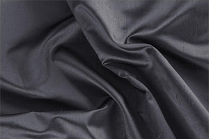 Soot Gray Silk Shantung Satin Apparel Fabric