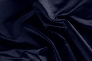 Night Blue Silk Shantung Satin Apparel Fabric