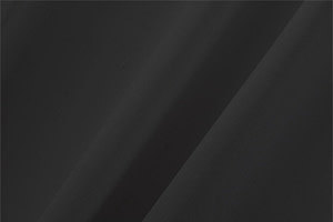Black double shantung fabric for dressmaking