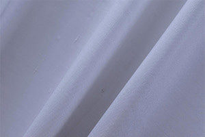 Cloud Blue Cotton, Silk Double Shantung Apparel Fabric