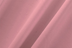 Oleander Pink Cotton, Silk Double Shantung Apparel Fabric