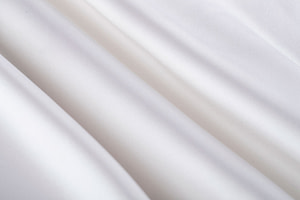 Luxurious white mikado silk fabric for wedding dresses | new tess