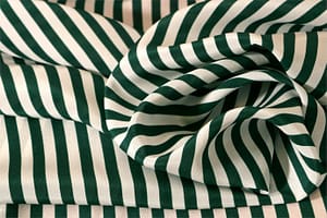 Green, White Silk Polka Dot Fabric - Crepe Se Riga Omnibus 101804