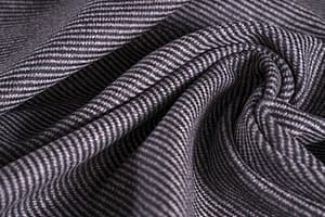 Tissu Beige, Noir en Laine pour vêtements