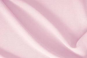 Tessuto Crepella di Lana Rosa Confetto in Lana per abbigliamento