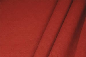 Tissu Mélange de lin Rouge écarlate en Lin, Stretch, Viscose pour vêtements