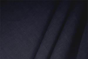 Tessuto Misto Lino Blu Notte in Lino, Stretch, Viscosa per abbigliamento