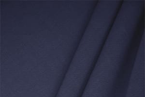 Denim Blue Linen, Stretch, Viscose Linen Blend fabric for dressmaking