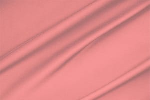 Geranium Pink Cotton, Stretch Lightweight cotton sateen stretch fabric for dressmaking
