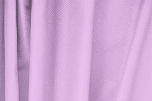 Tessuto Piquet Stretch Viola Lilla in Cotone, Stretch per abbigliamento