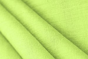 Tessuto Tela Lino Verde Mela in Lino per abbigliamento