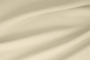 Tessuto Lana Stretch Bianco Latte in Lana, Poliestere, Stretch per abbigliamento
