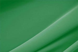 Tissu microfibre lourde en polyester verte pour vêtements