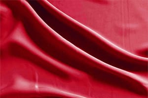 Campari Red Polyester Smooth Microfiber fabric for dressmaking